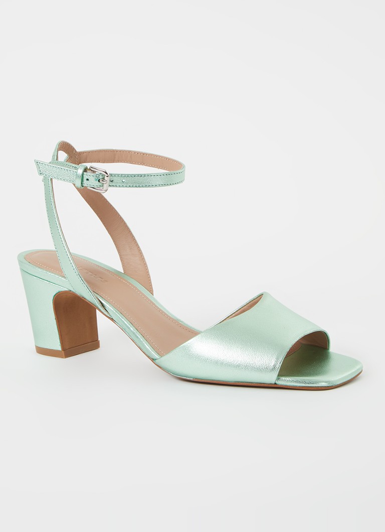 Sandale Whistles Emerson din piele de oaie cu finisaj metalic