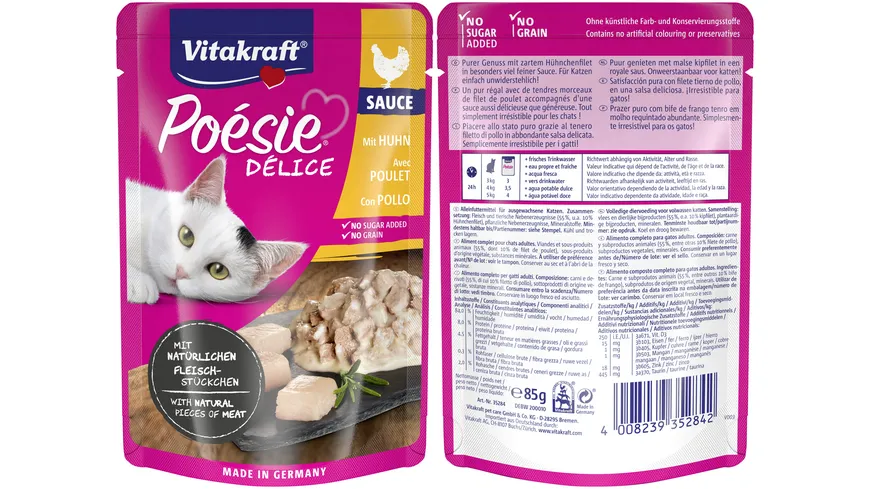 Vitakraft Poésie Délice Poultry Selection 680 g