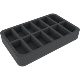 Feldherr 40 mm Schaumstoffeinlage mit 12 Fächern
