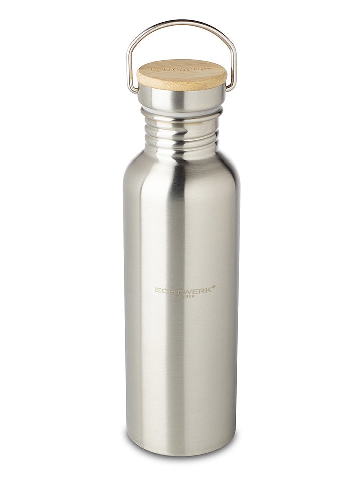 Echtwerk Trinkflasche in Silber - 750 ml günstig kaufen onesize