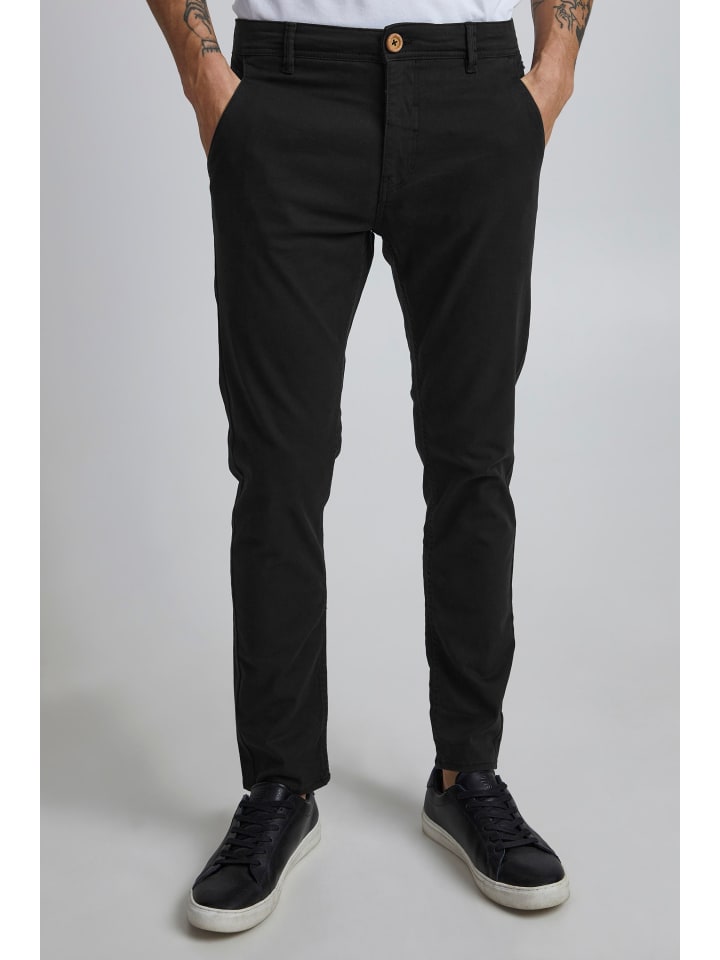 BLEND Chinohose BHNATAN pants - 20703472  Chinohose Slim Fit mit Gürtelschlaufen in Schwarz günstig kaufen