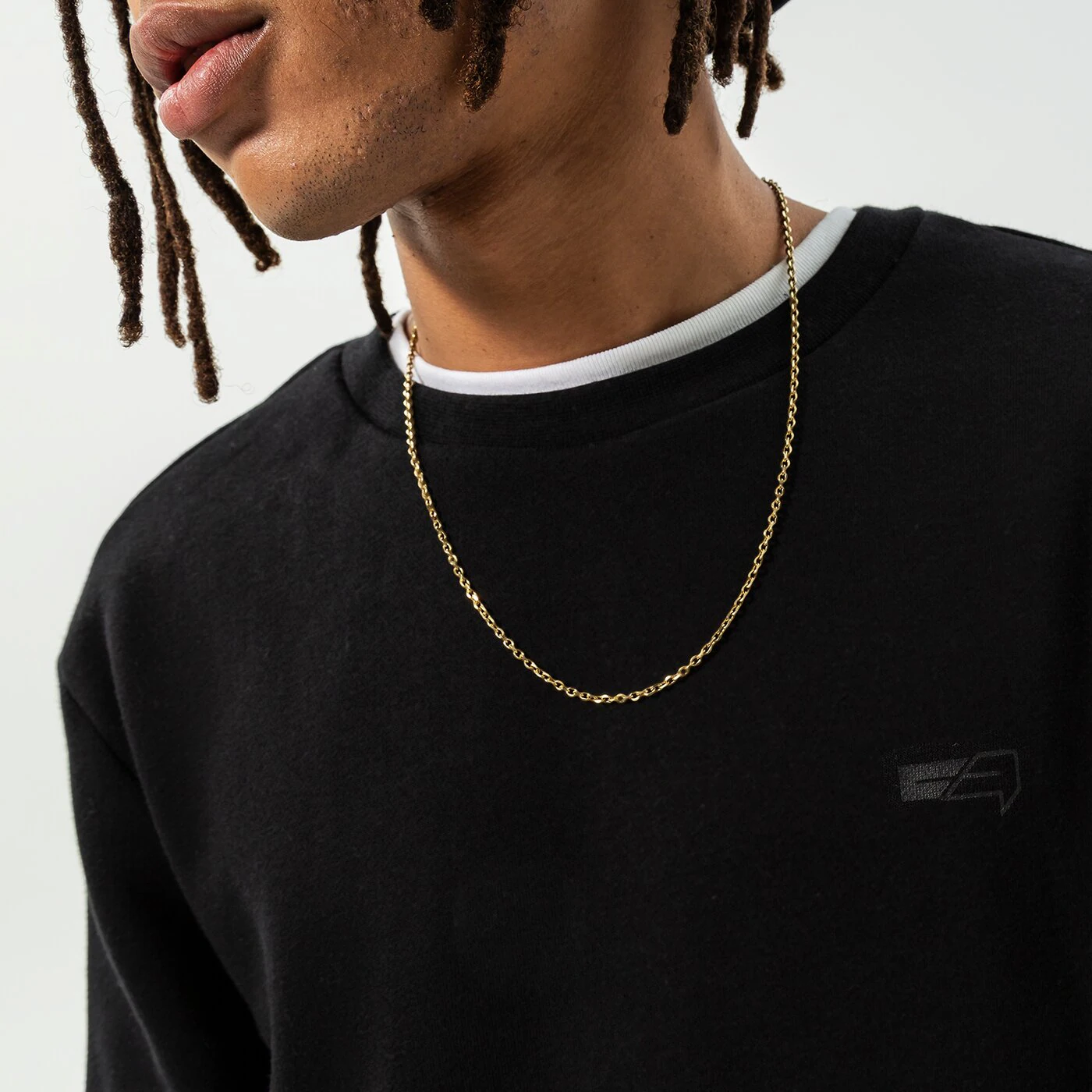 CONFRONT SWEATSHIRT CONFRONT CREW MINI LOGO Schwarz