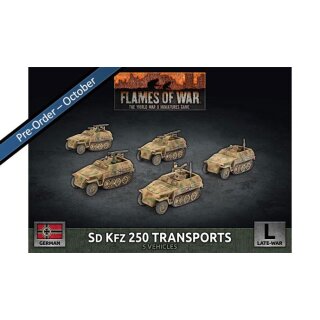 Sd Kfz 250 Transports (Plastic)