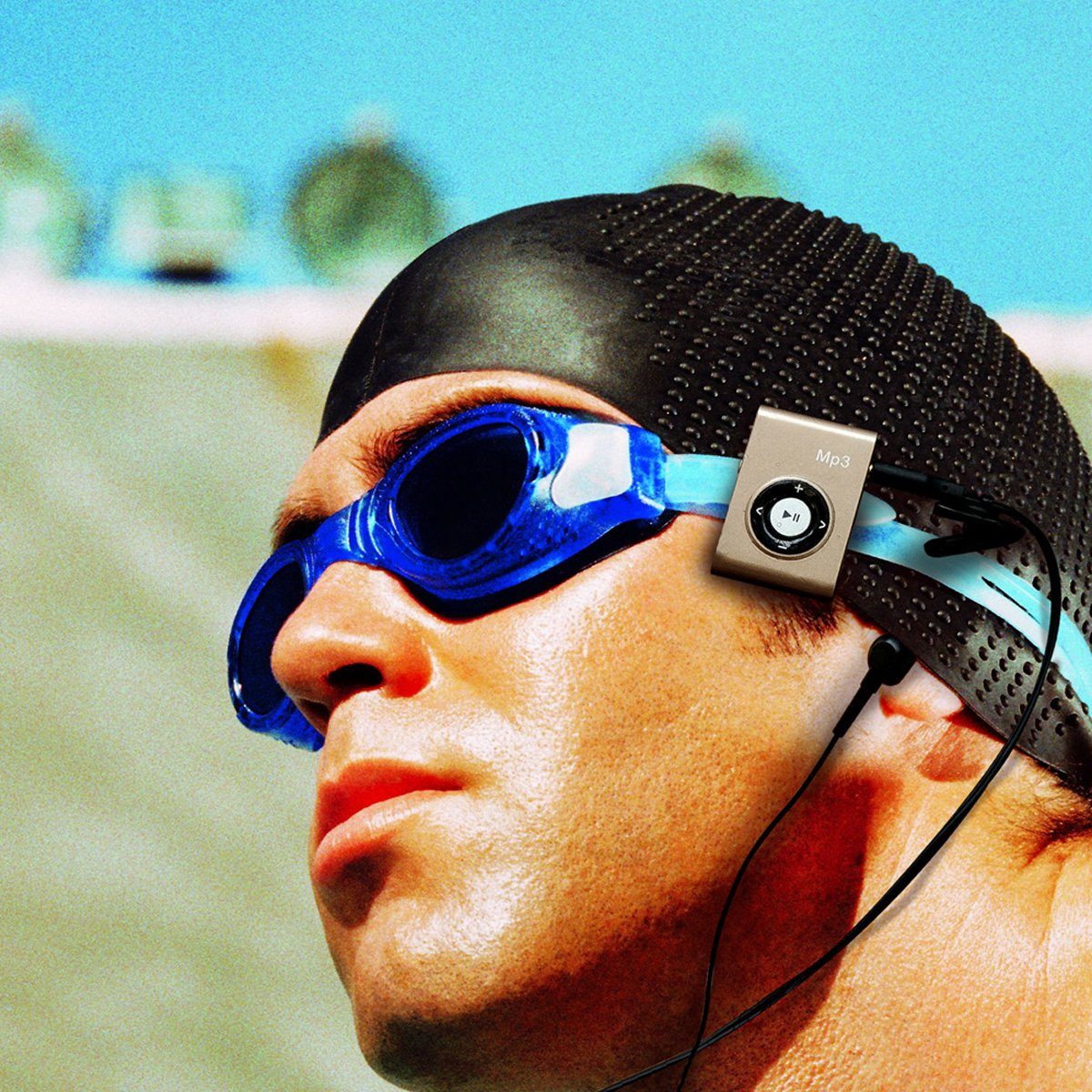 JedBesetzt IPX8 Wasserdicht MP3 Player, zum Schwimmen und Laufen MP3-Player