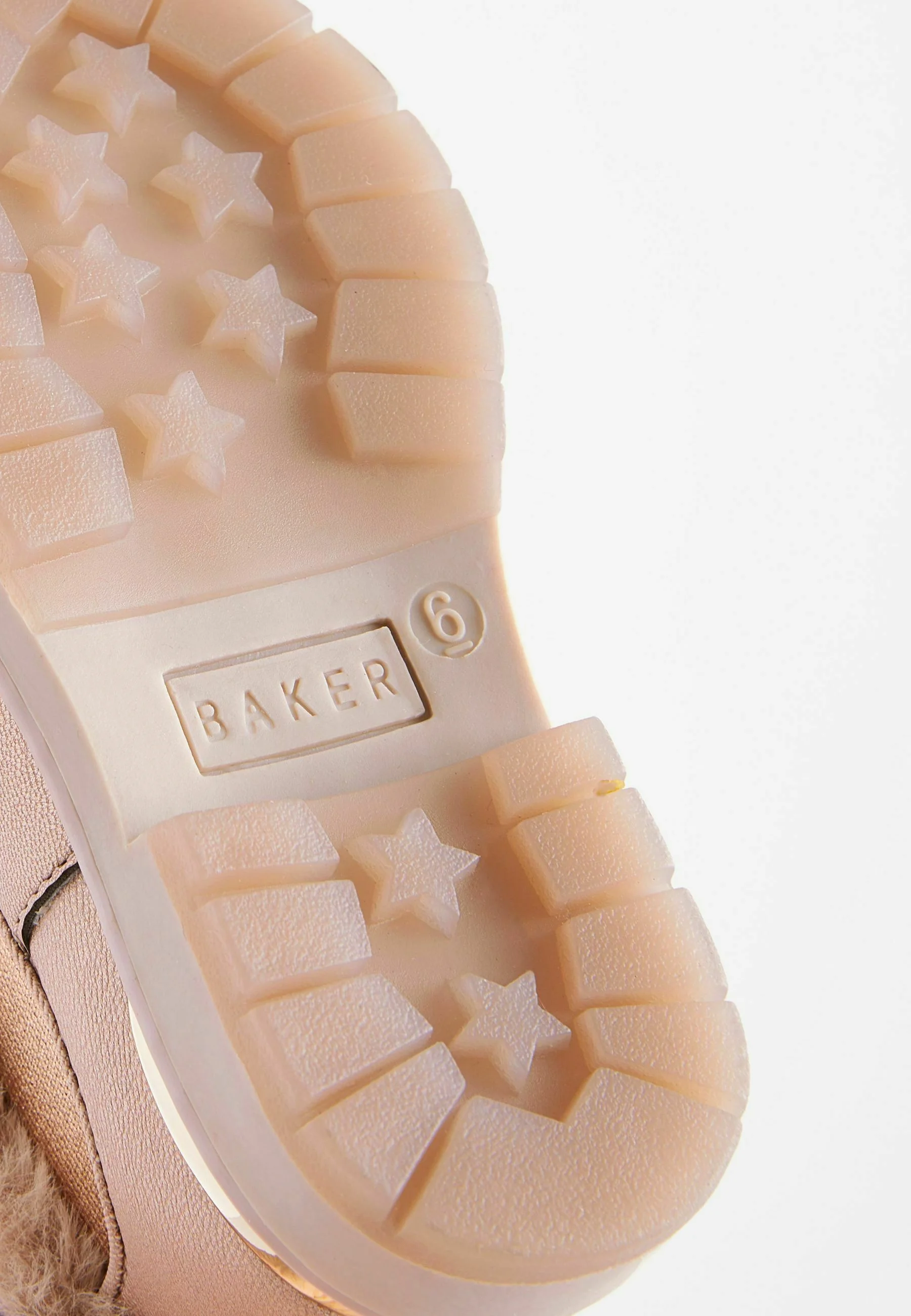 Botas de nieve con puños de piel y lazo de Baker by Ted Baker