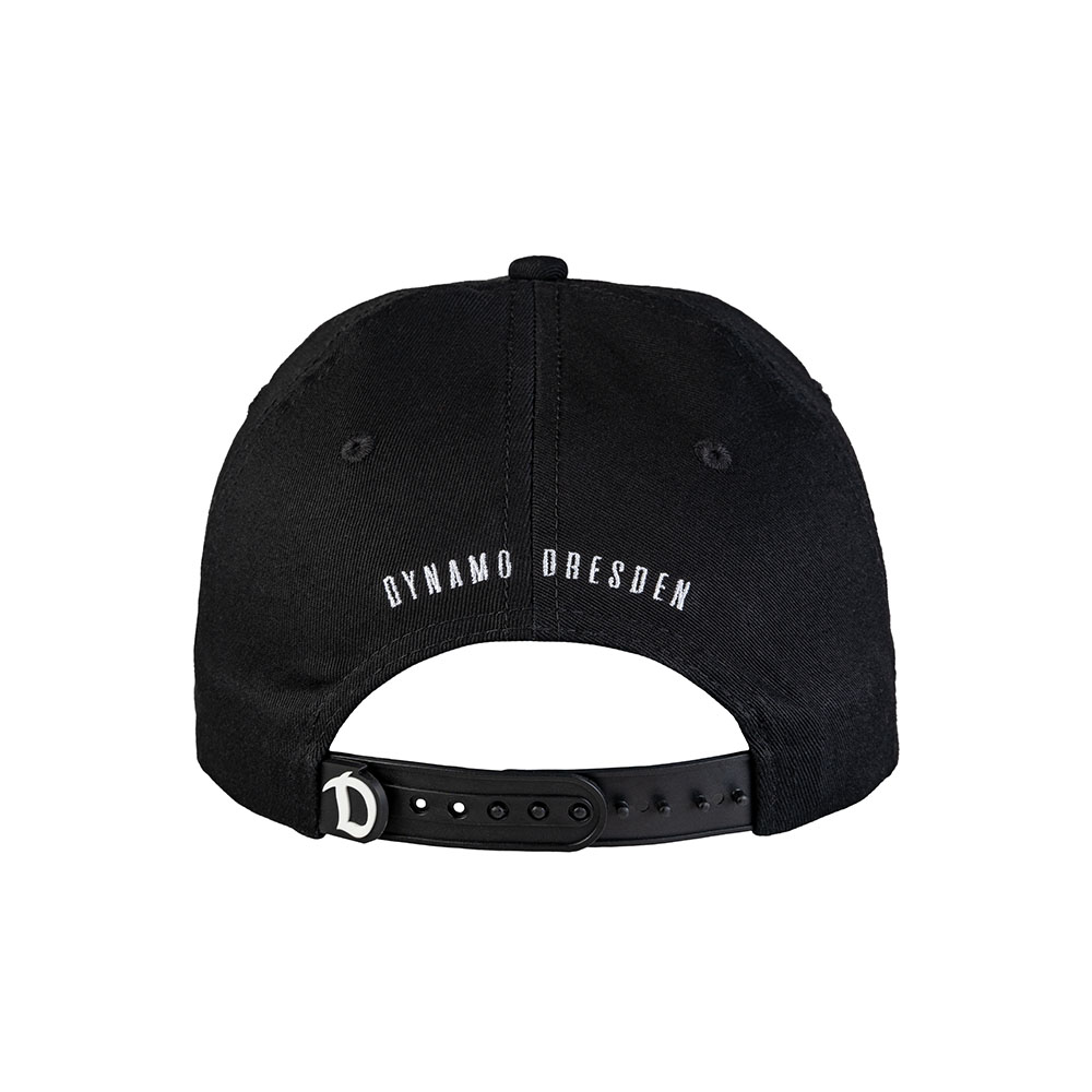 Basecap Wappen STRUKTUR Snapback schwarz