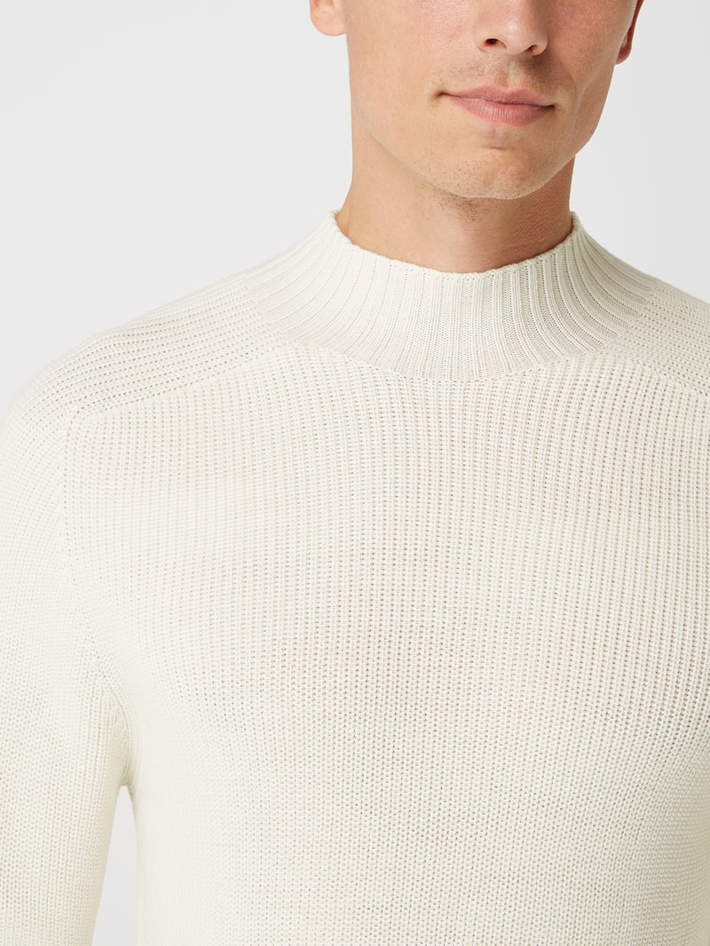 Pullover aus Schurwolle in offwhite