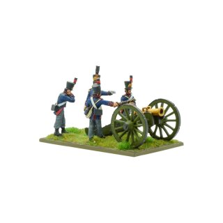 Napoleonic Dutch-Belgian Foot Artillery With 5.5-Inch Howitzer