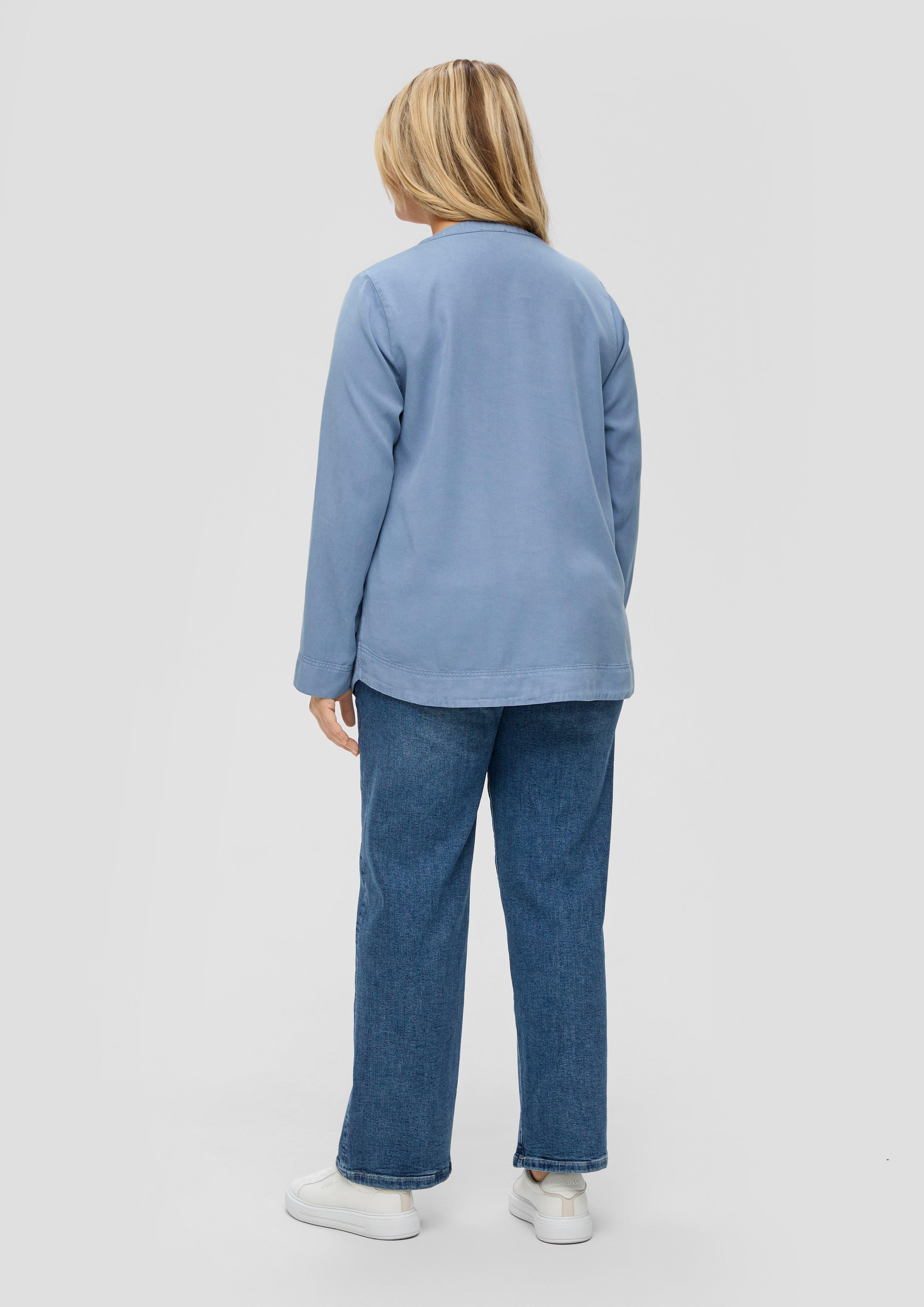 Lyocellbluse mit Tunika-Ausschnitt  2151563-5271