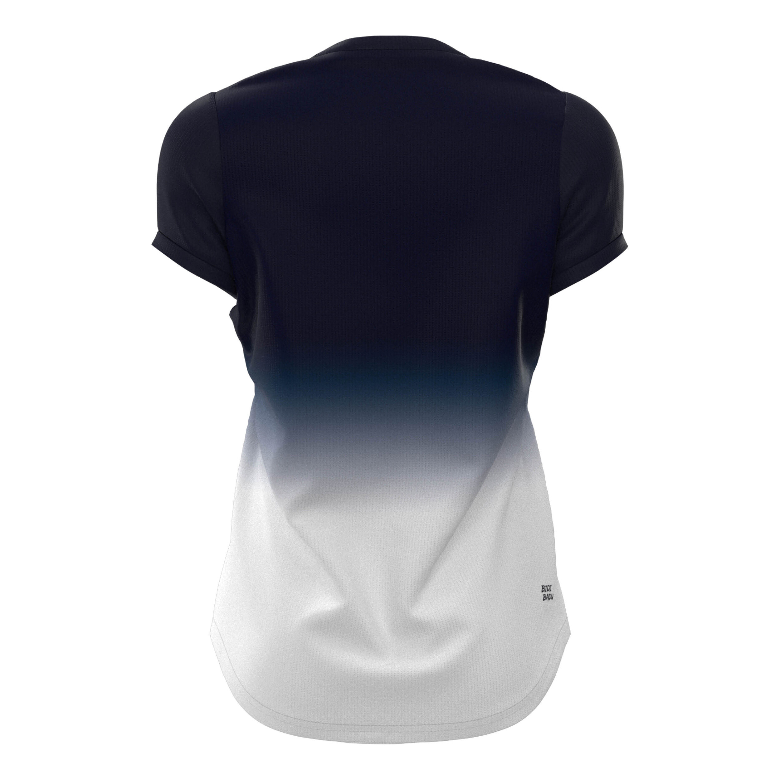 Crew Gradiant T-Shirt Damen - Dunkelblau, Weiß