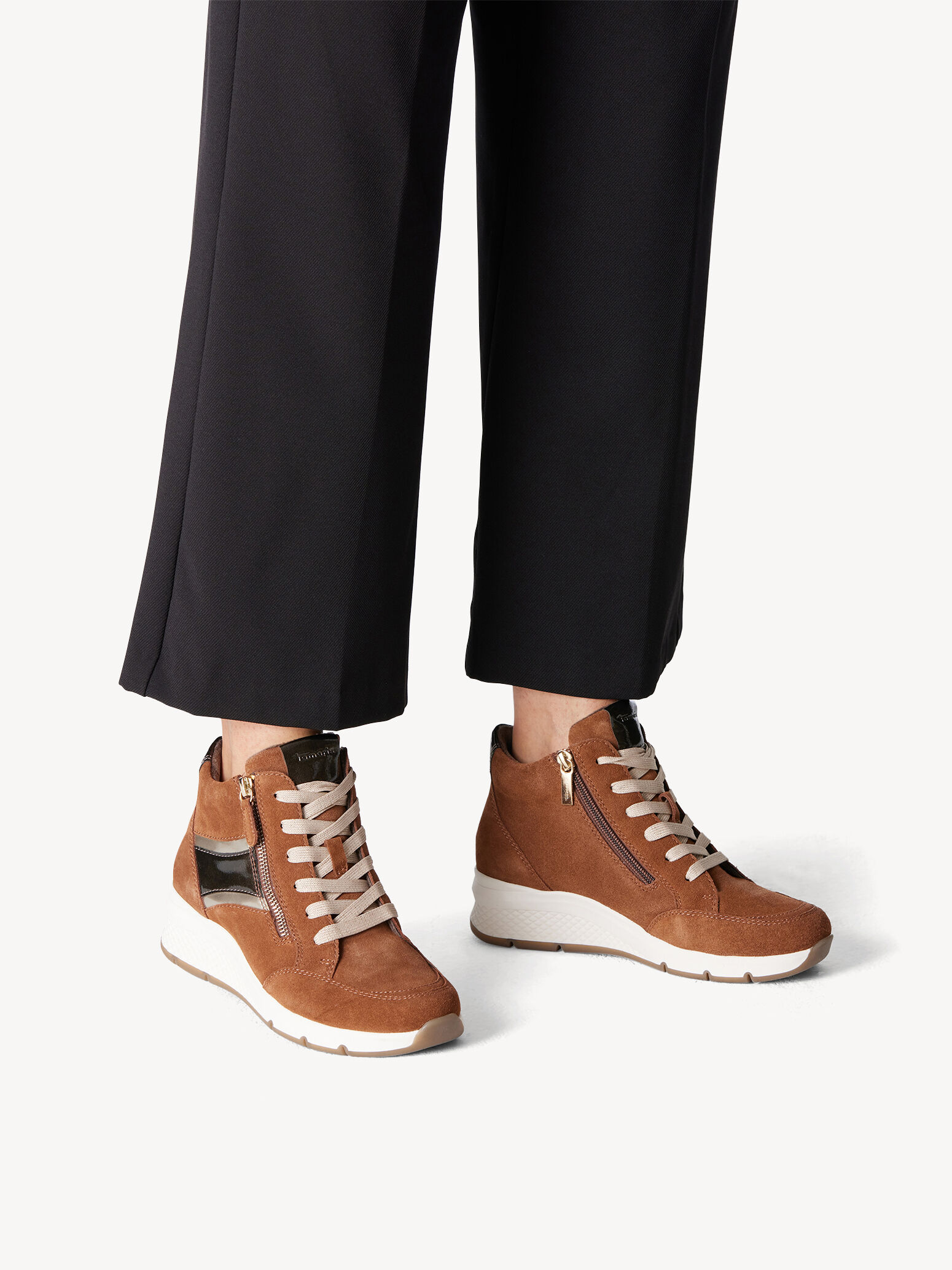 Basket en cuir - marron