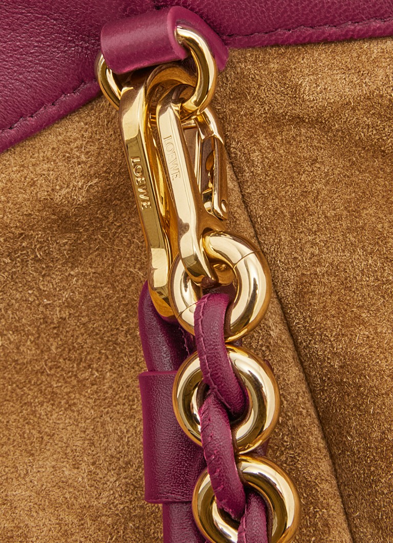 LOEWE Flamenco Purse Bucket crossbody bag made of lambskin