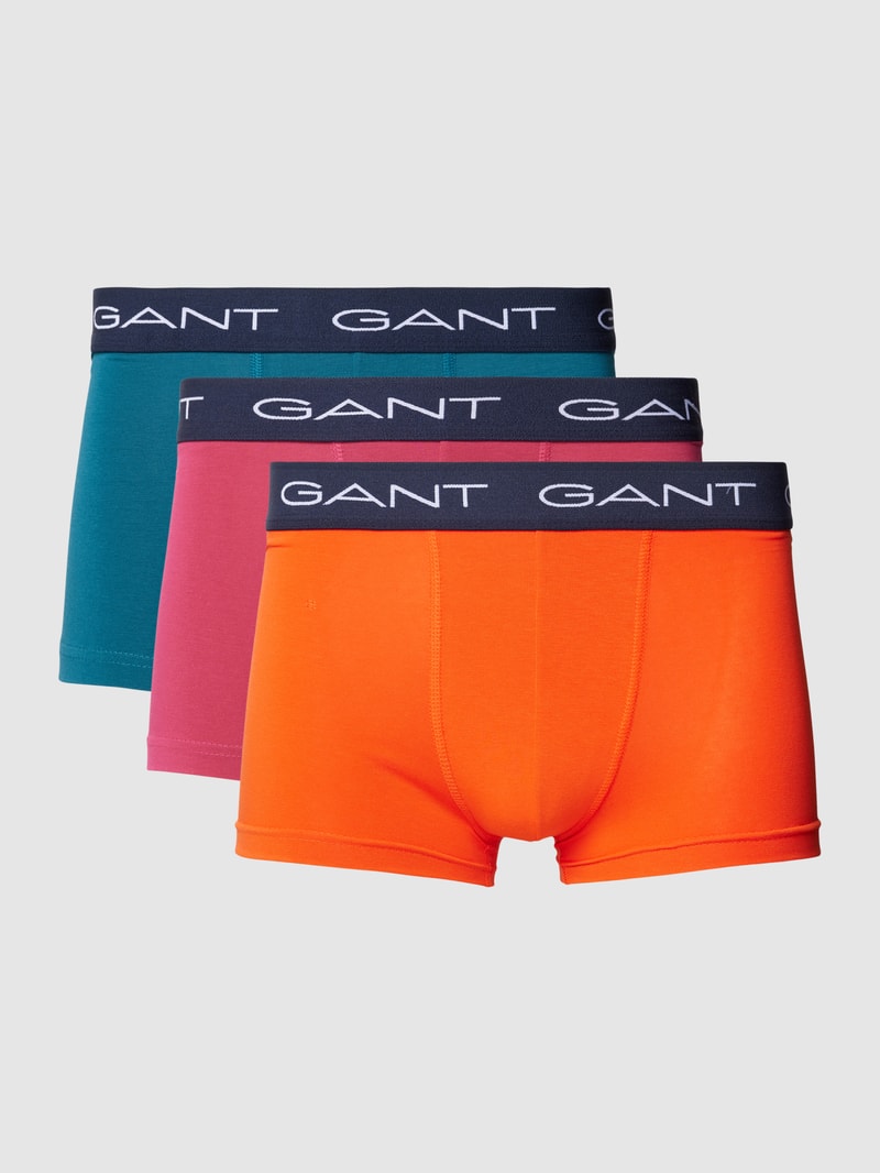 Trunks mit Logo-Bund im 3er-Pack in petrol