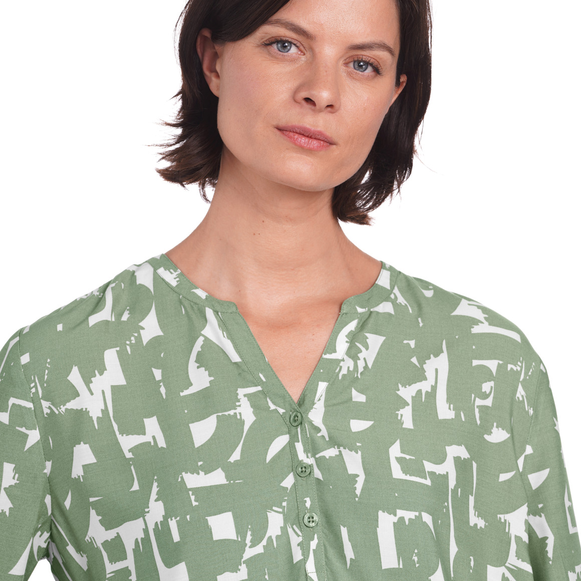 Damen Bluse mit Allover-Muster