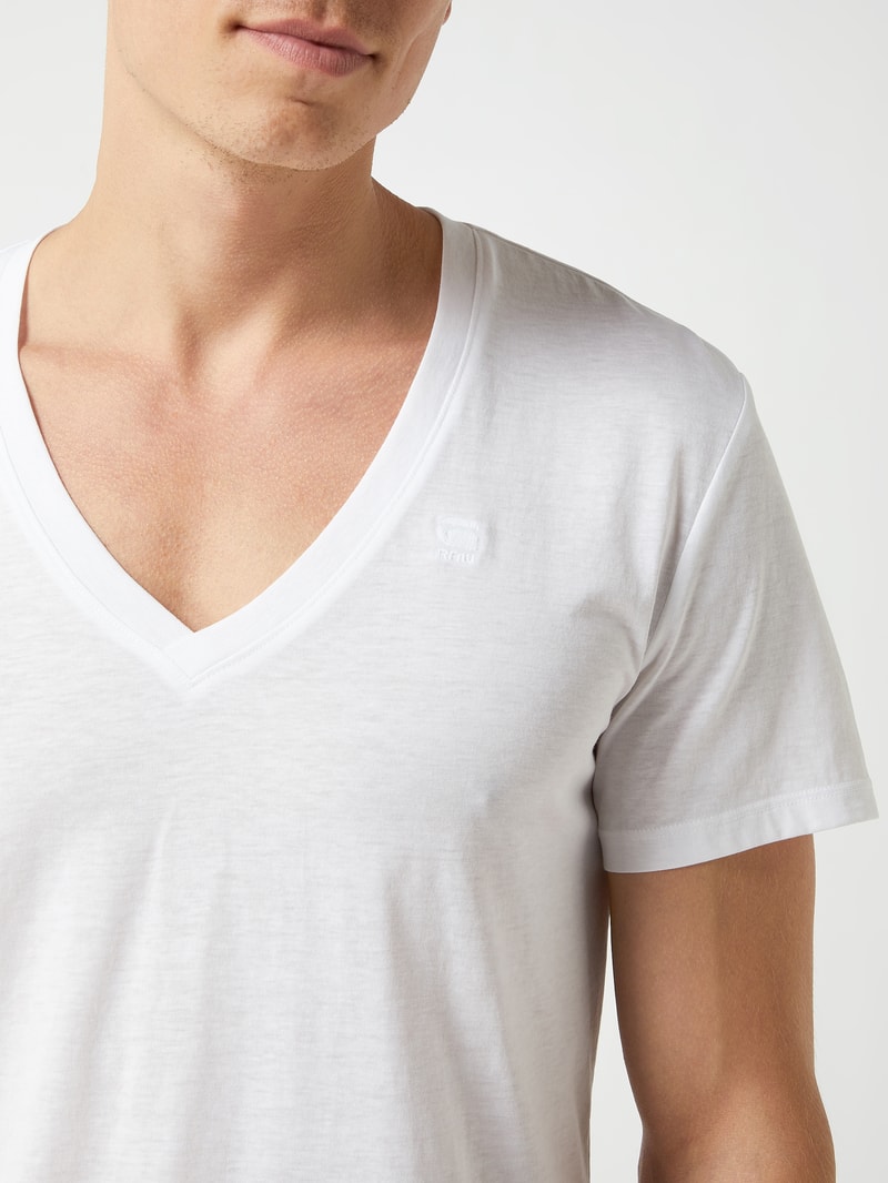 Regular Fit T-Shirt im 2er-Pack in weiß
