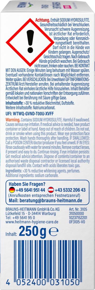 Power-Entfärber Intensiv für Verfärbungen & Vergrauungen, 250 g