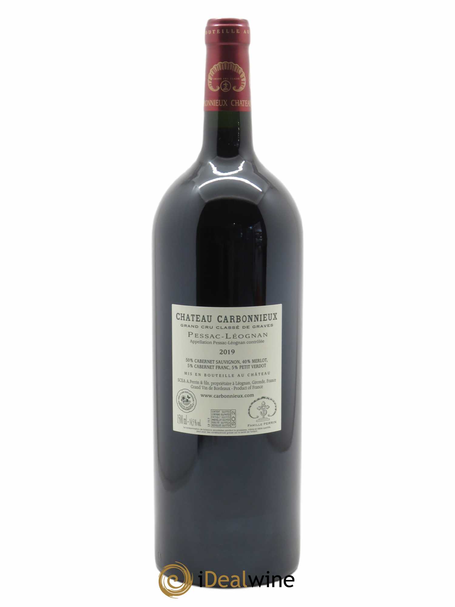 Château Carbonnieux Cru Classé de Graves (CBO à partir de 6 bts) 2019 - Lot de 1 Magnum