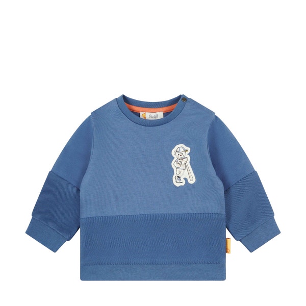 Sweatshirt, mittelblau für Jungs