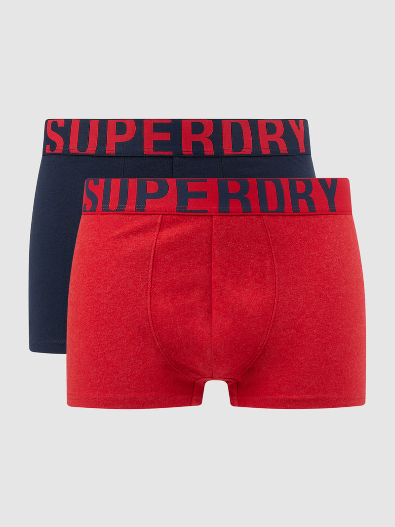 Trunks mit Stretch-Anteil im 2er-Pack in rot
