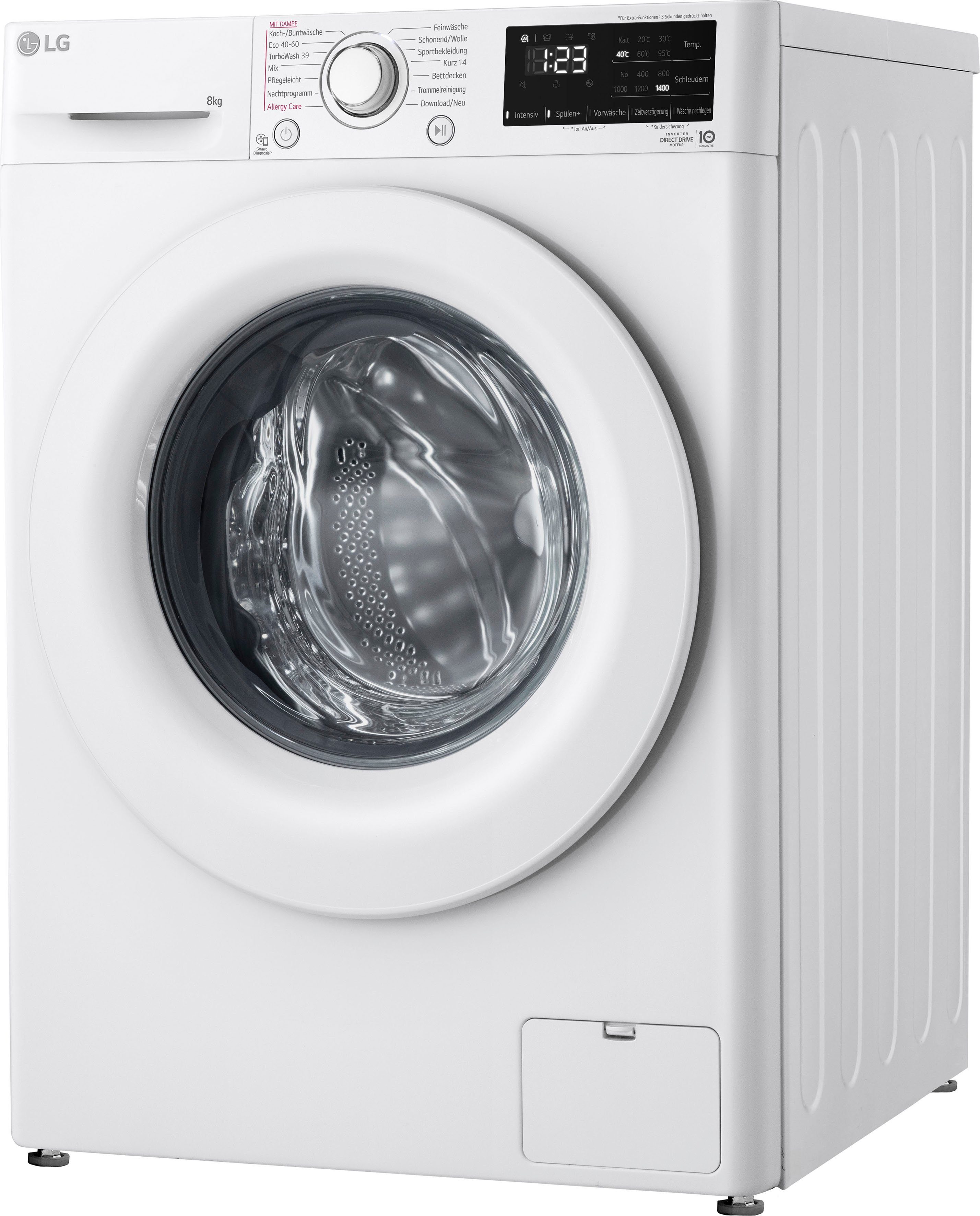 LG Waschmaschine 3 F4WV3183, 8 kg, 1400 U/min