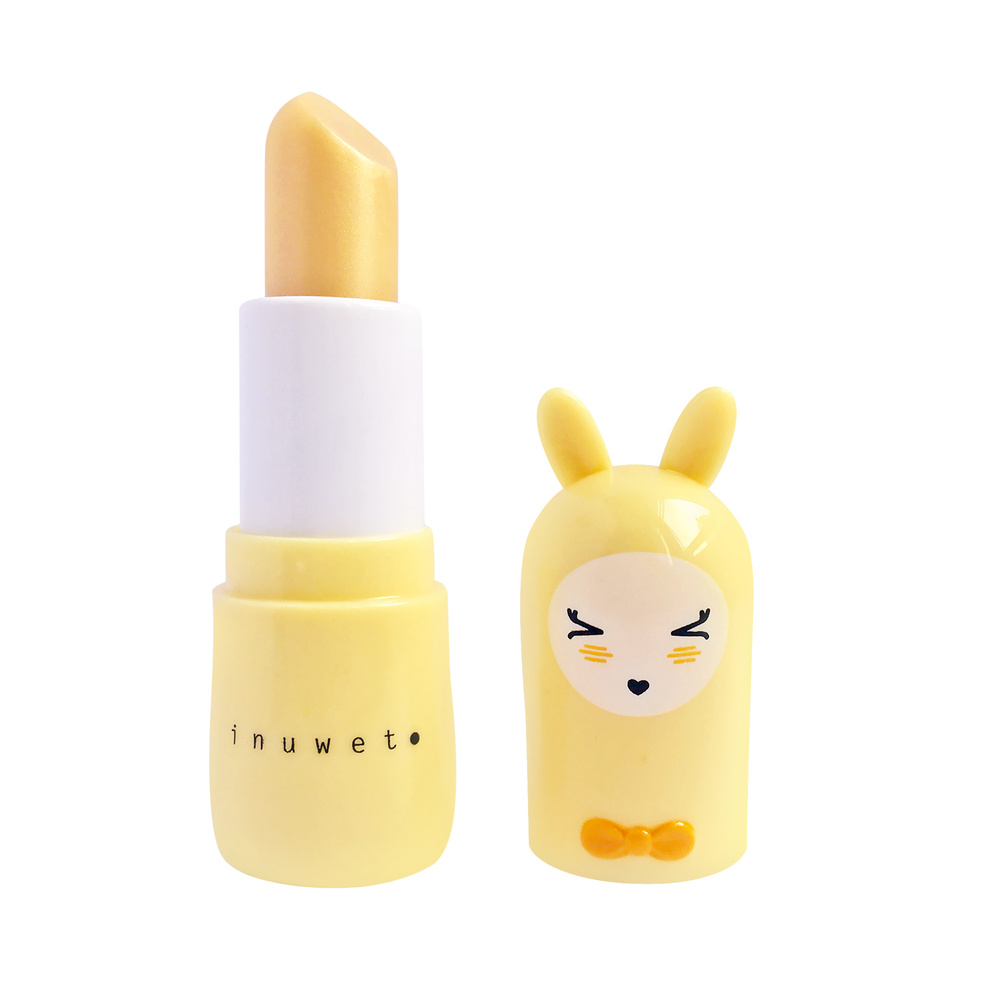 Inuwet Baume à Lèvres Lapin / Ananas / Jaune Baume à lèvres Naturel & Vegan