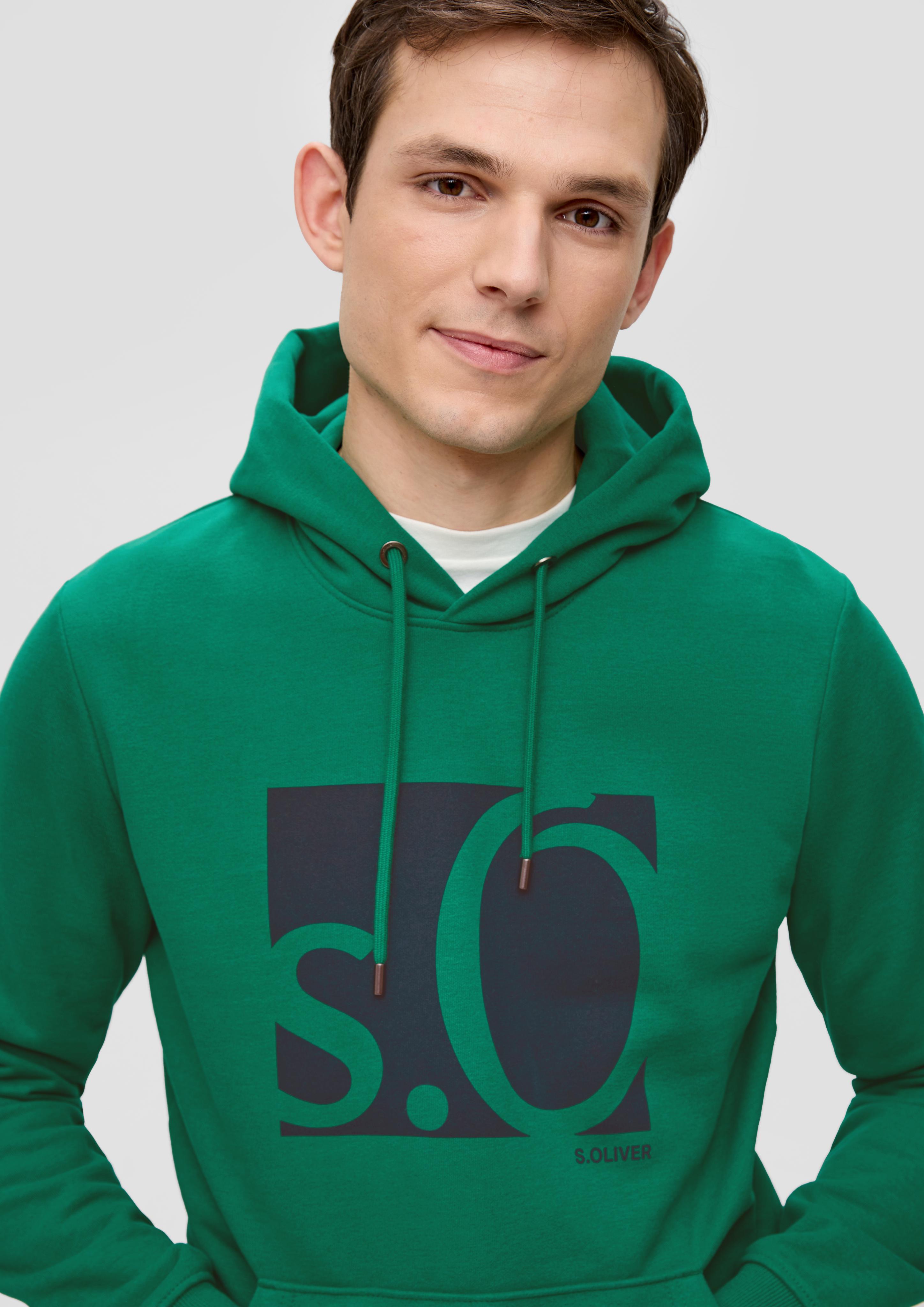 Kapuzensweater mit Labelprint  2141488-76D1