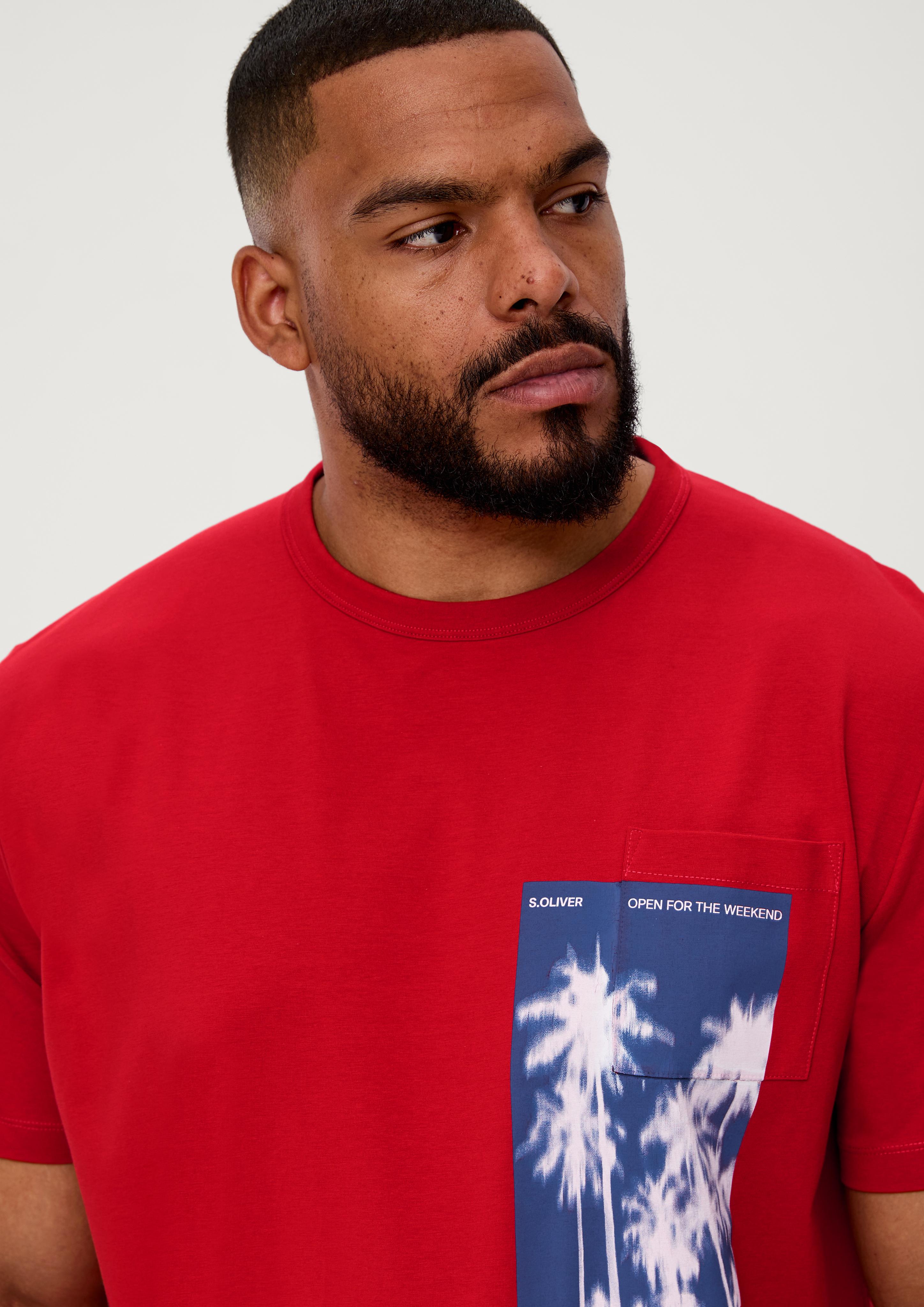 T-Shirt aus Baumwollstretch  2135628-30D1