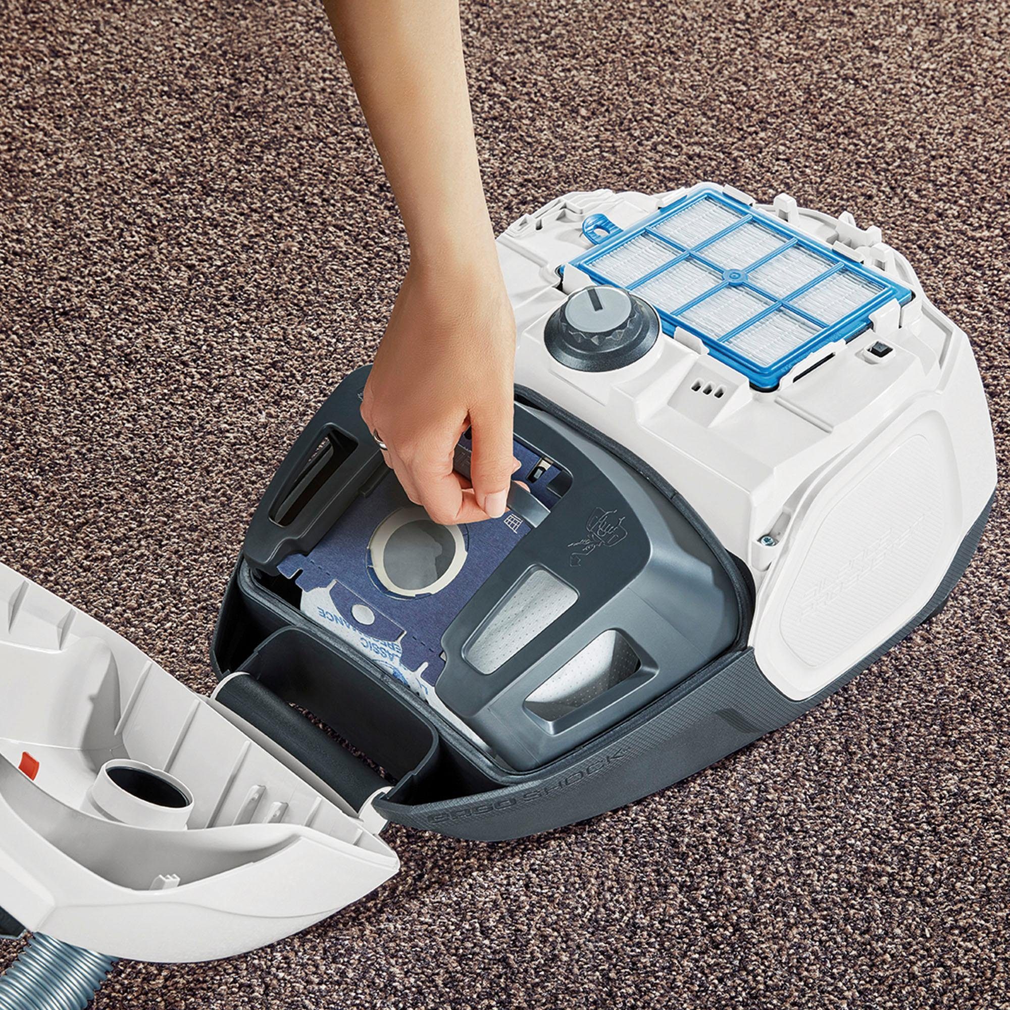 AEG Bodenstaubsauger VX7-2-IW-S Neue technische Version, 650 W, mit Beutel, 360° Motion Technology™
