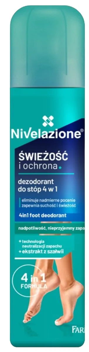 Nivelazione pėdų dezodorantas 4in1 180 ml