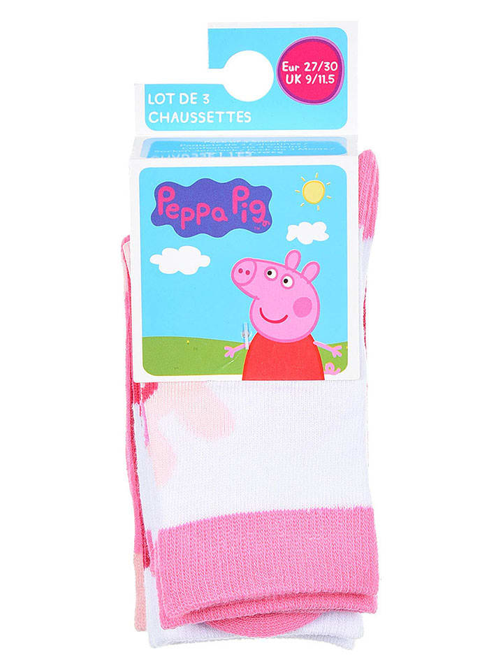 Peppa Pig 3er-Set: Socken 