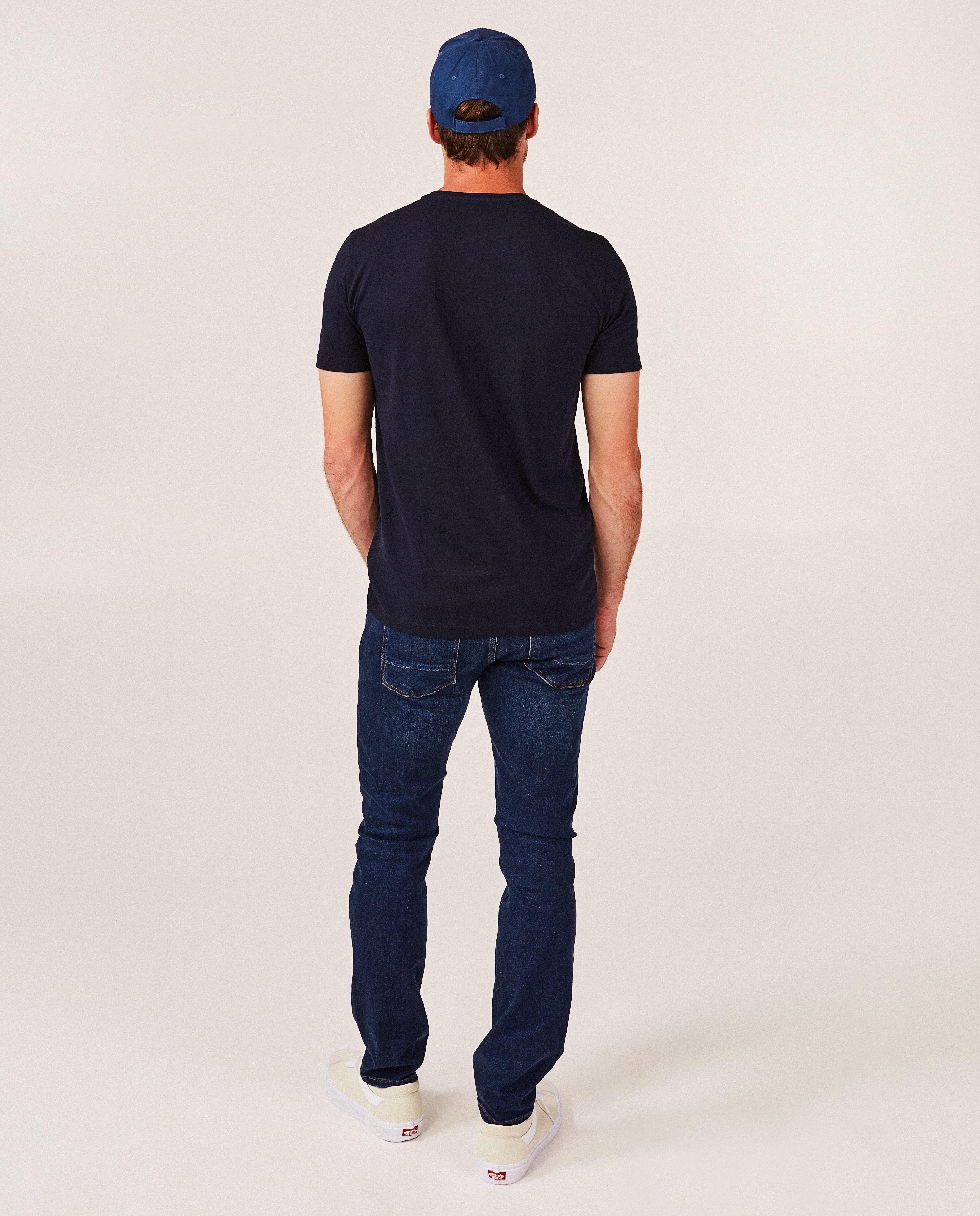 JBC Mörkblå ekologisk bomulls-T-shirt mörkblå