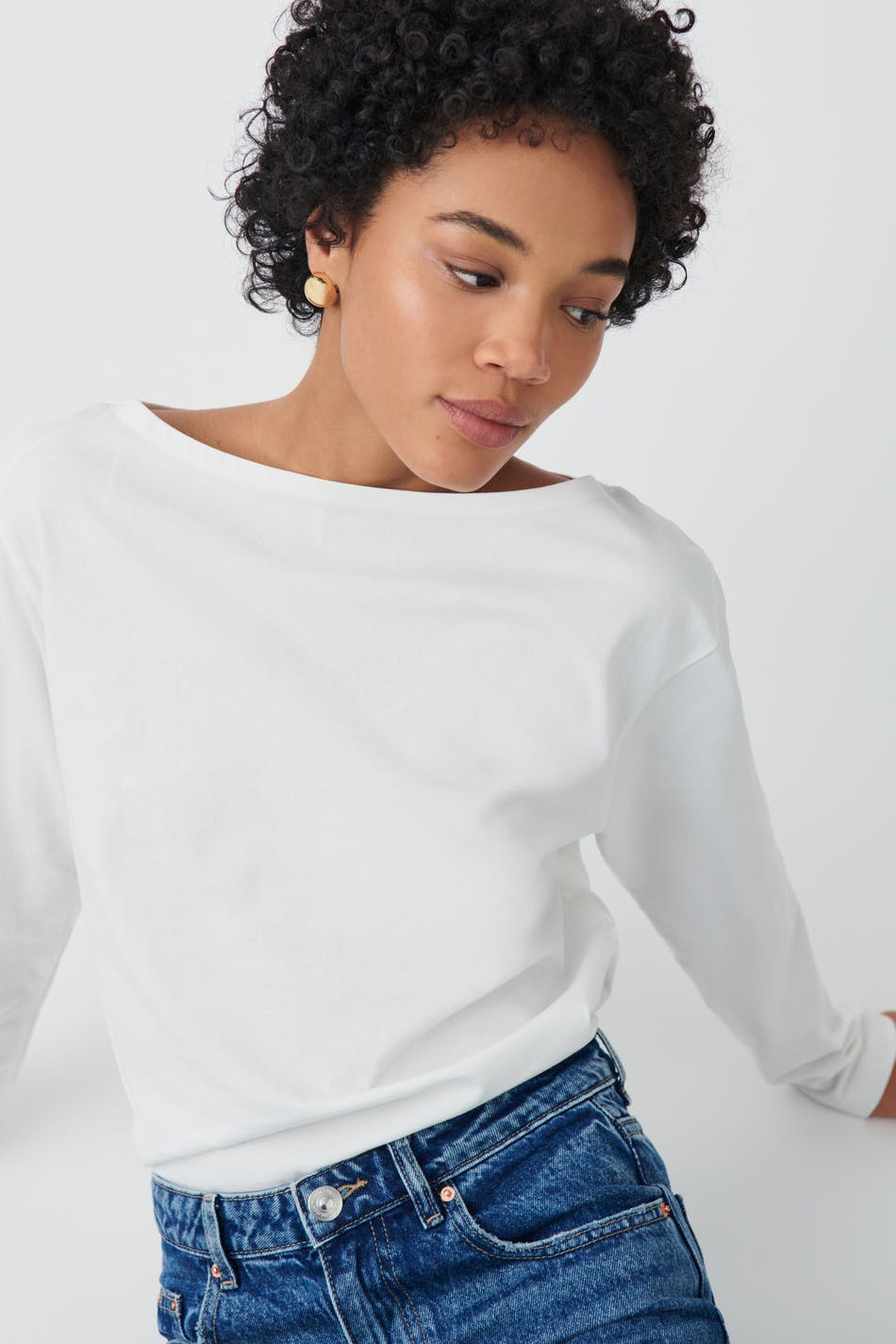 Boatneck ls tee