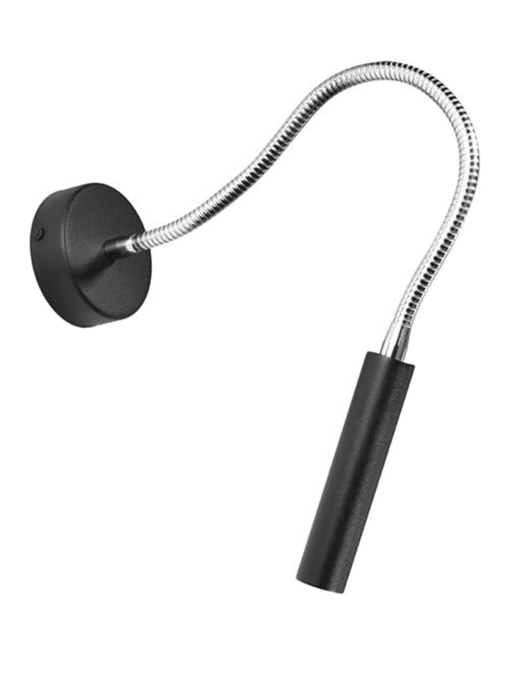 Nice Lamps Wandleuchte ALUDRA Schwarz stahl (L)8cm (B)52cm (H)52cm günstig kaufen onesize