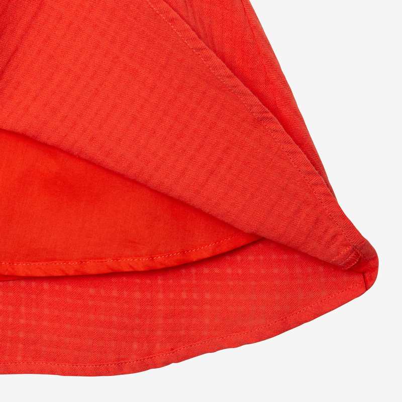 Robe fille armurée orange brodée Catimini
