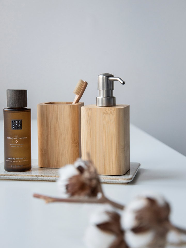 Wenko Seifenspender ''Bambusa'' in Hellbraun - 220 ml günstig kaufen onesize