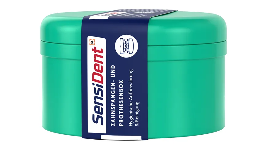 SensiDent Zahnspangenbox Prothesenbox