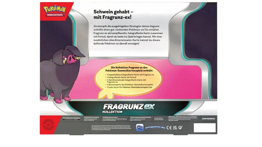 POKÉMON Sammelkartenspiel - PKM Oinkologne EX Box