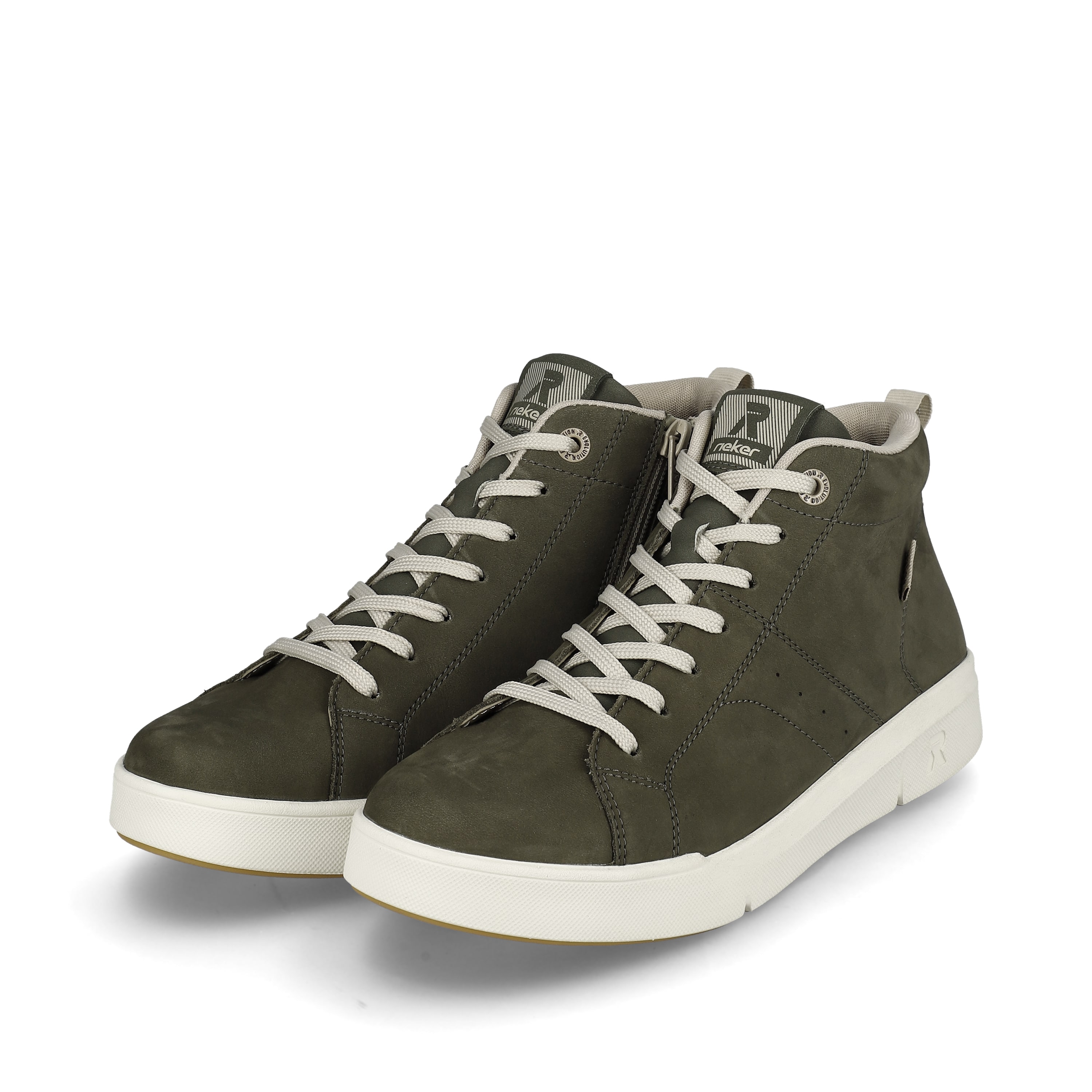 Rieker Damen Sneaker High army green