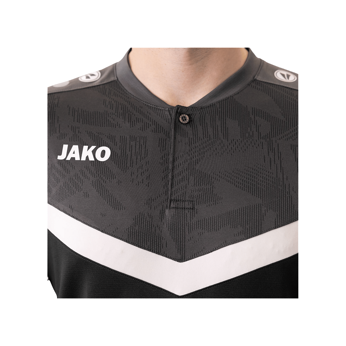 JAKO Iconic Poloshirt Schwarz F801