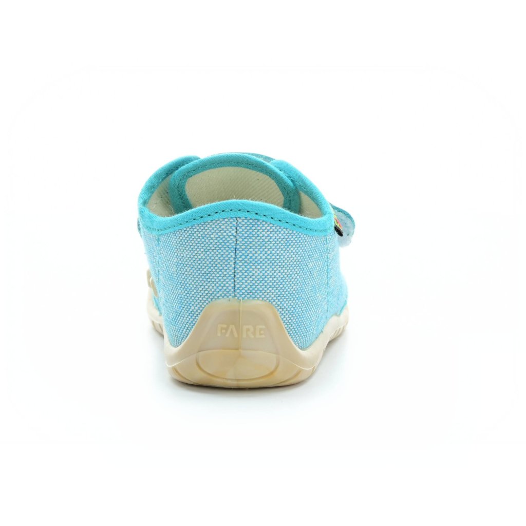 Fare 5011432 türkis Mid Cut Canvas Barfußschuhe (bare)