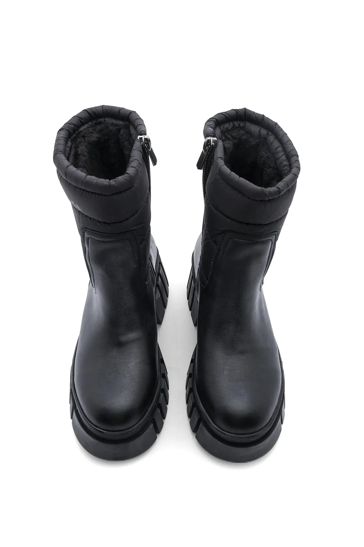 Marjin  Stiefelette - Schwarz - Blockabsatz