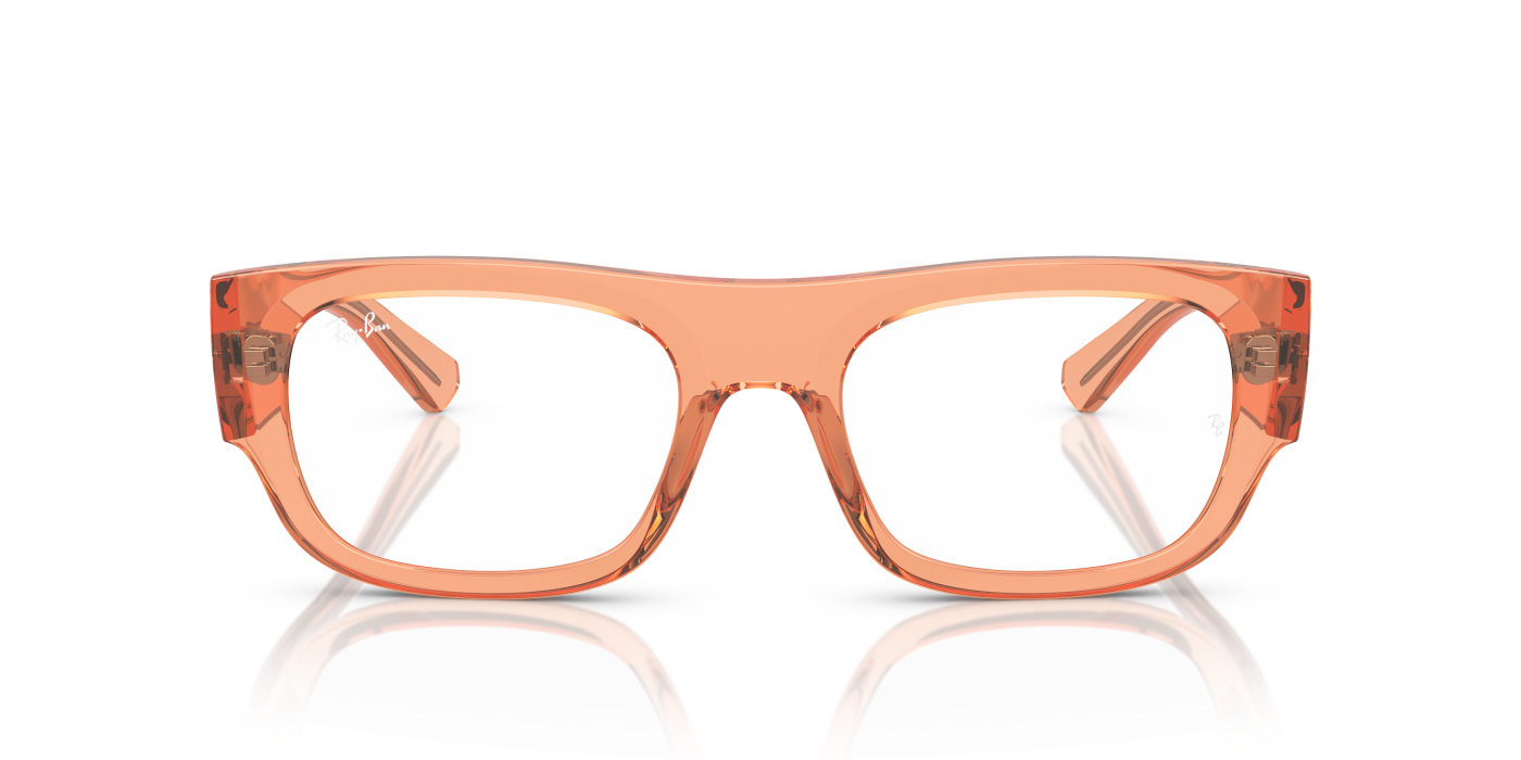KRISTIN OPTICS BIO-BASED - Transparent Portocaliu Lucios