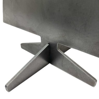 Creativ Metall Künstlicher Weihnachtsbaum, Stahl 4mm Innen und Außen 30x40x17,5cm Industrielook