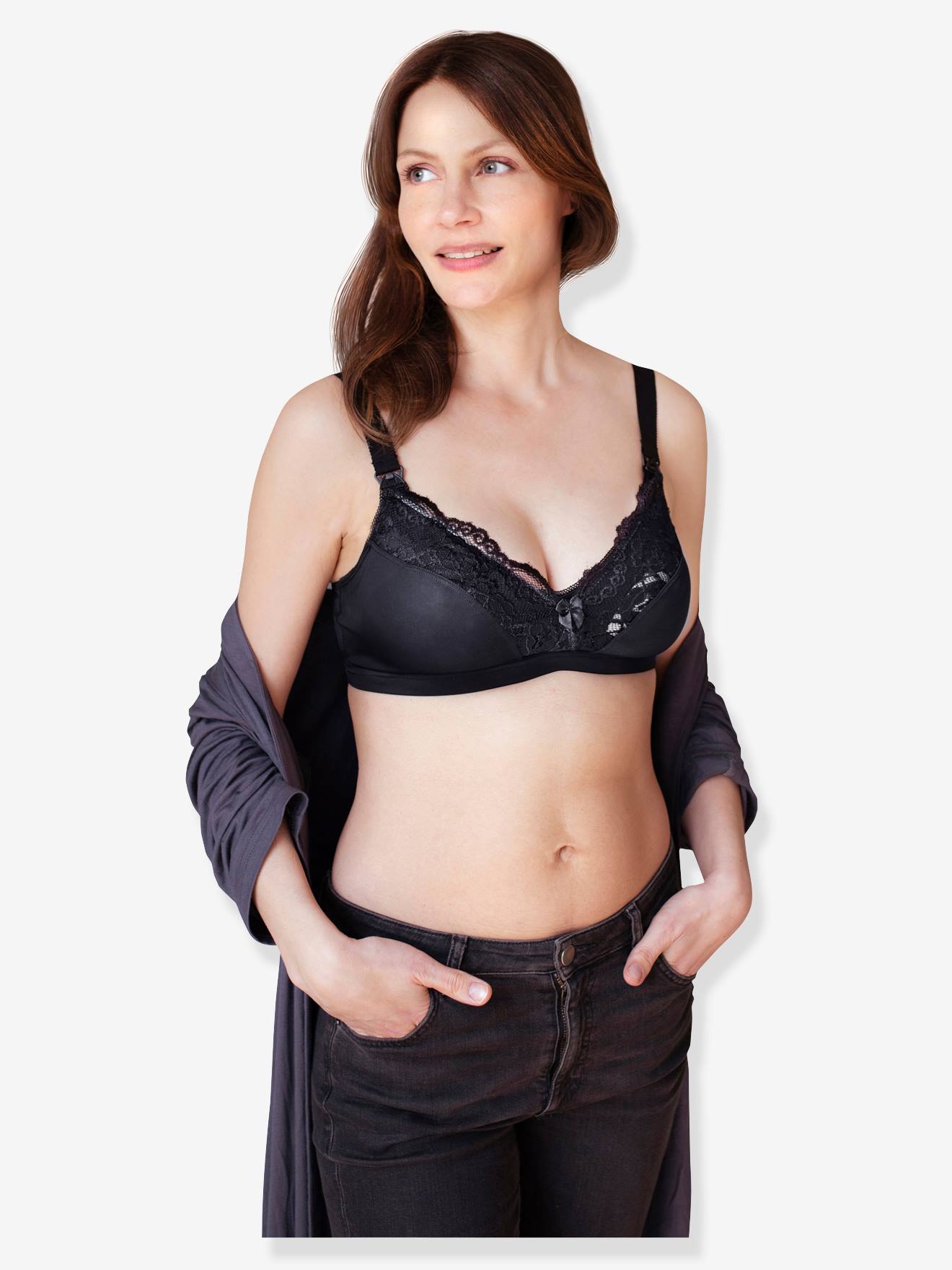 Carriwell Still-BH mit Spitze CARRIWELL - schwarz