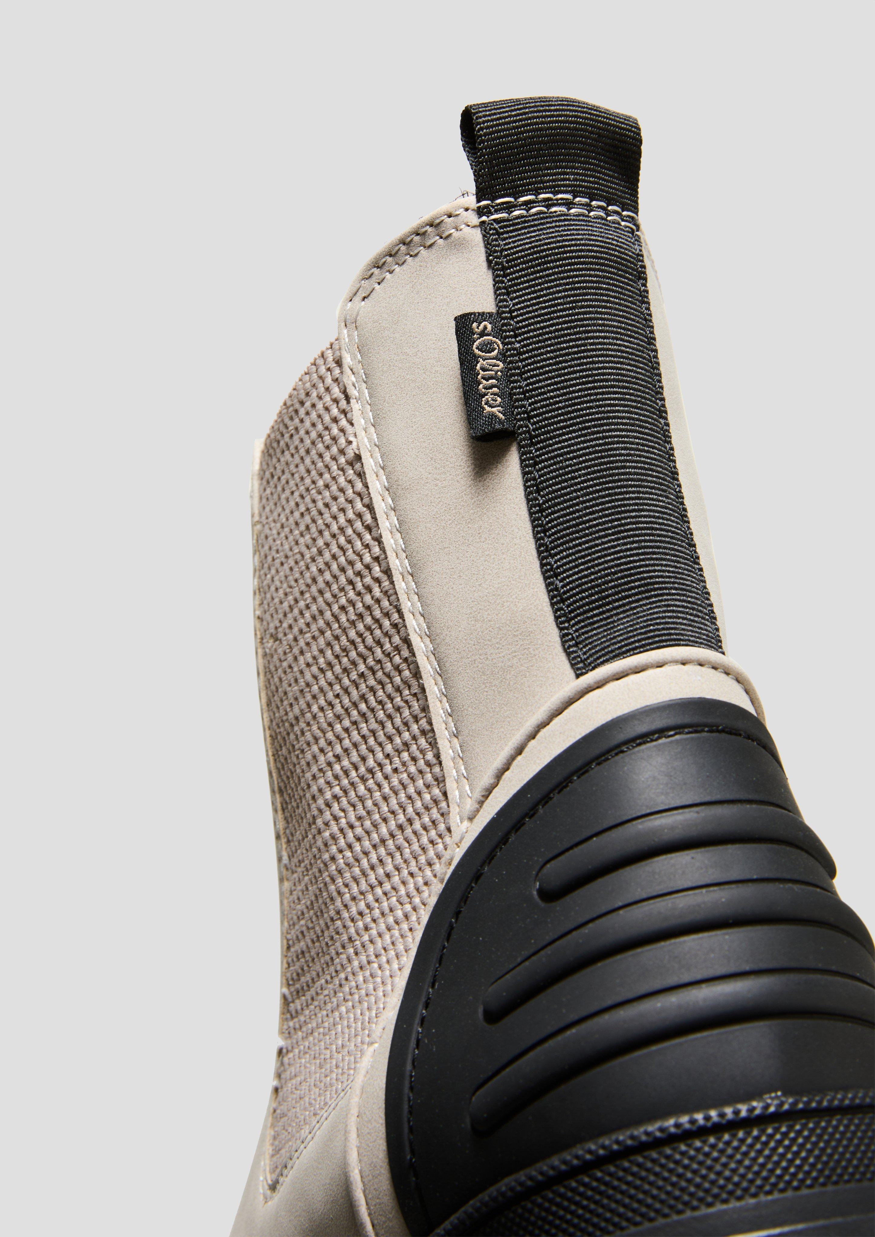 Chelsea Boots mit Kontrast-Detail  6008330-400