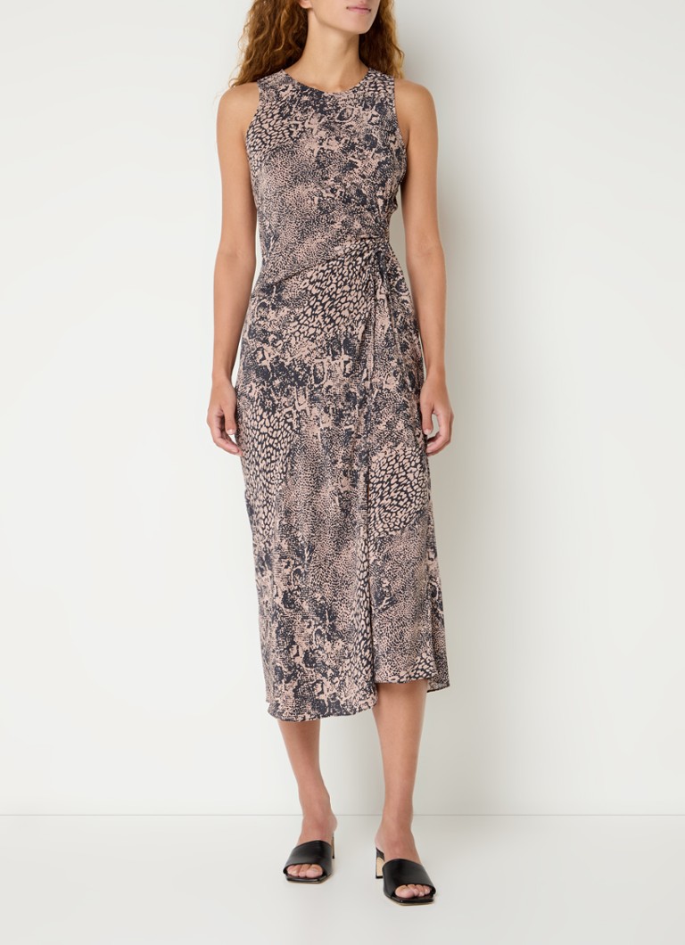 Abito midi con stampa animalier Rails Gabriella