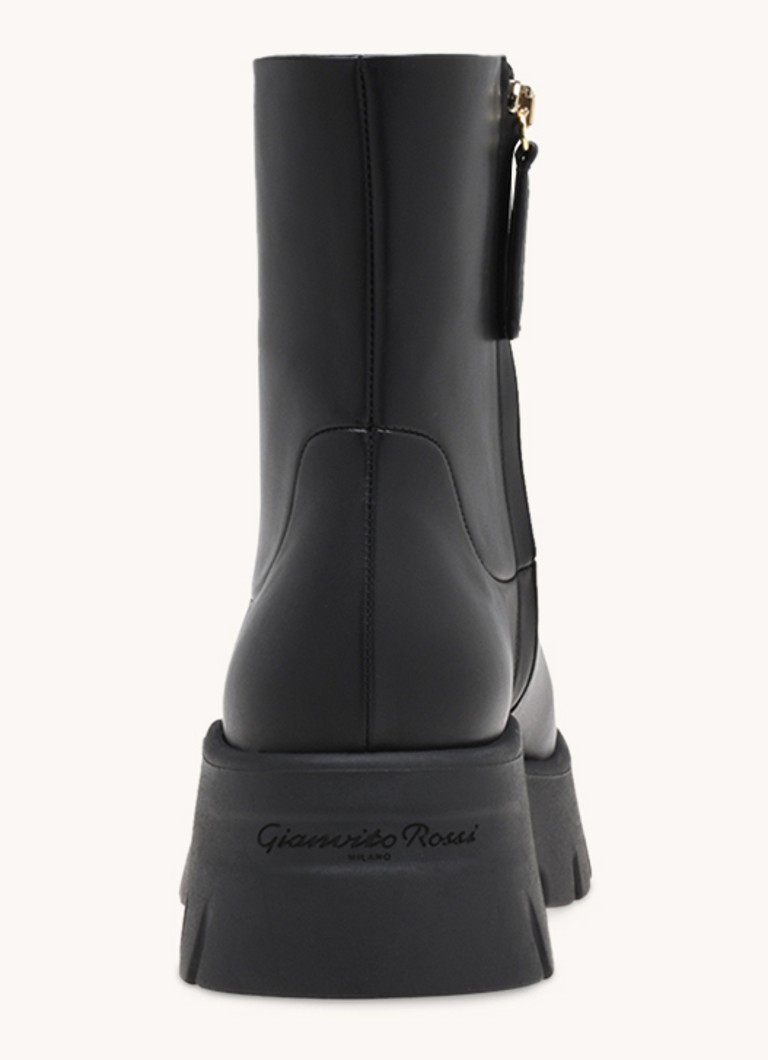 Stivaletto alla caviglia Gianvito Rossi Montey in pelle di vitello
