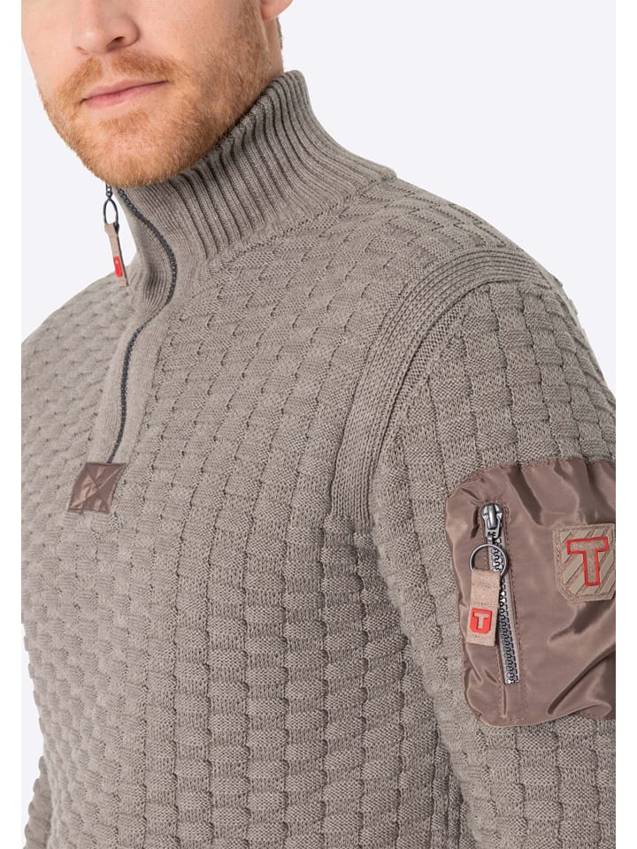 Timezone Pullover in Taupe günstig kaufen