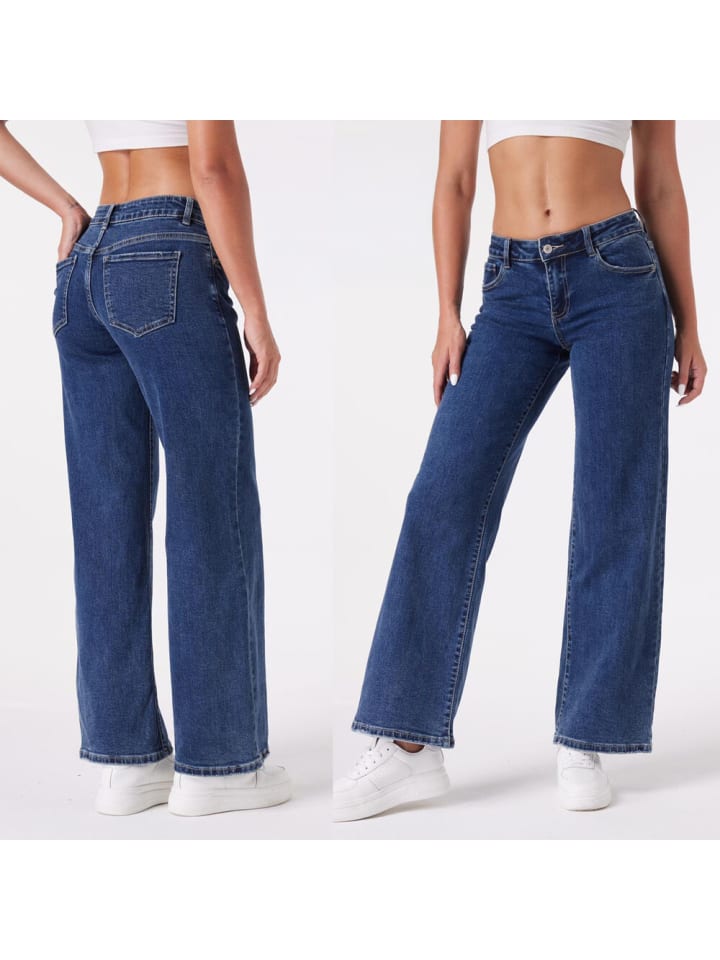 Ital-Design Jeans in Blau günstig kaufen