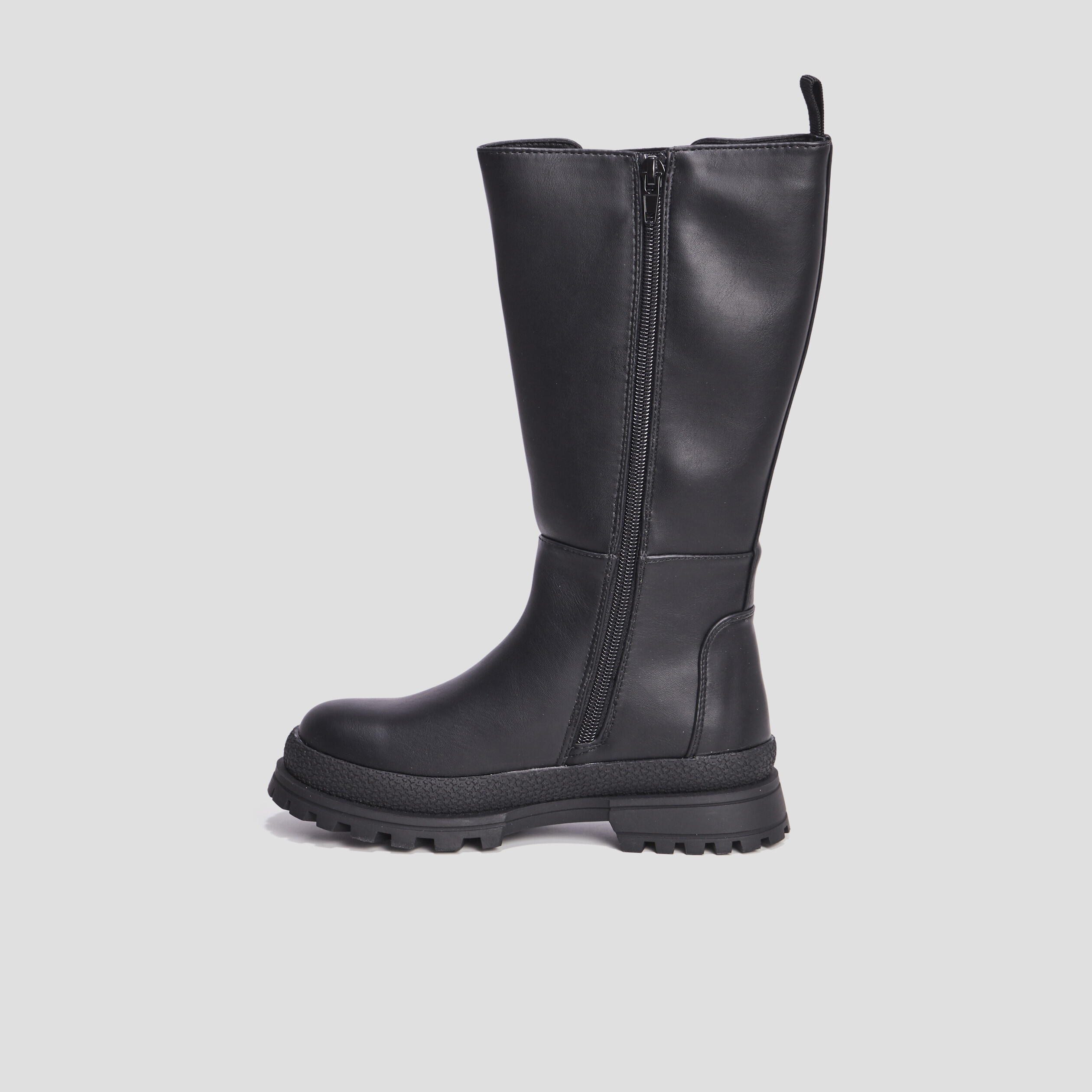 Bottes crantées noir fille | La Halle